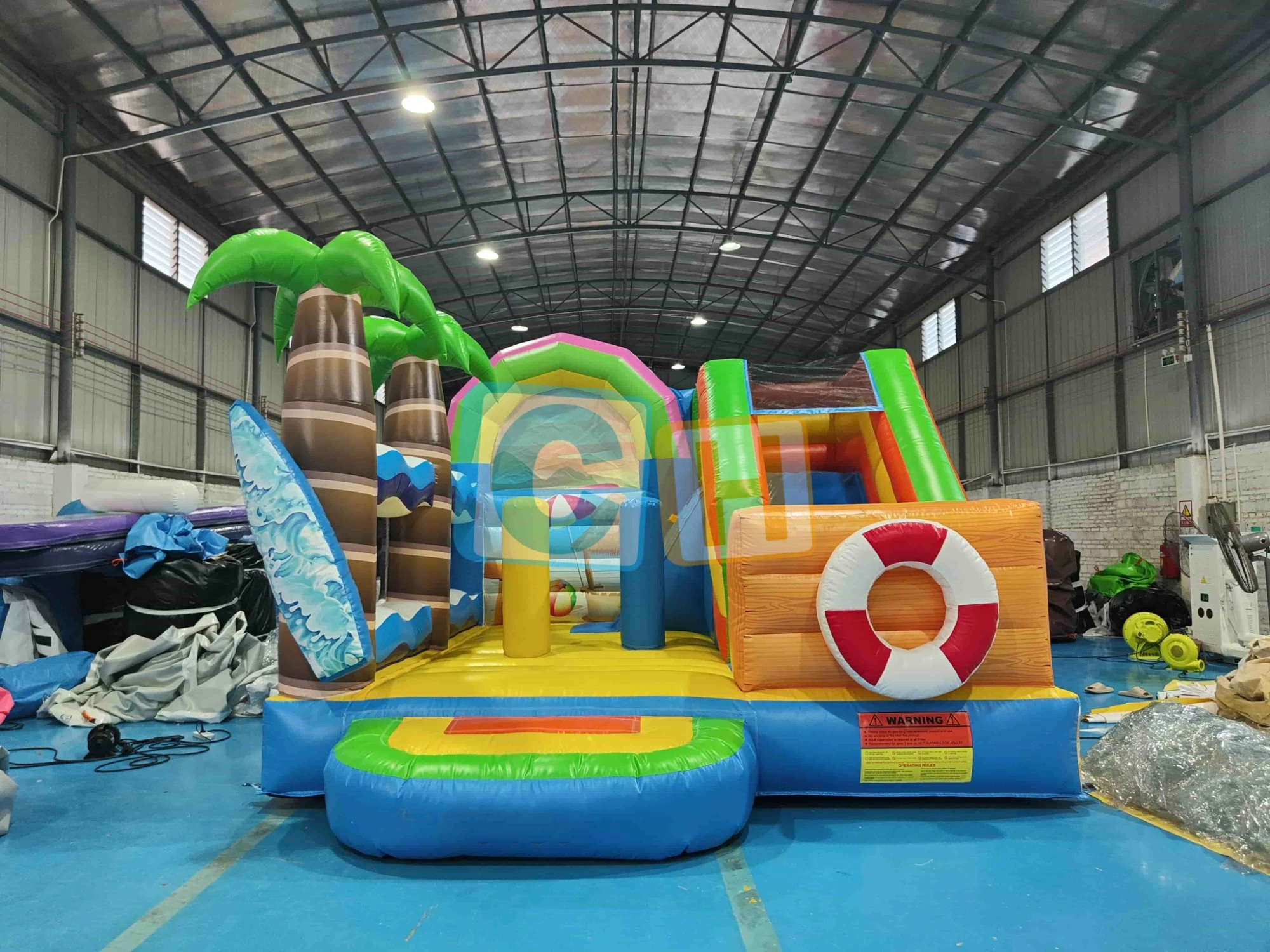 inflatable slide