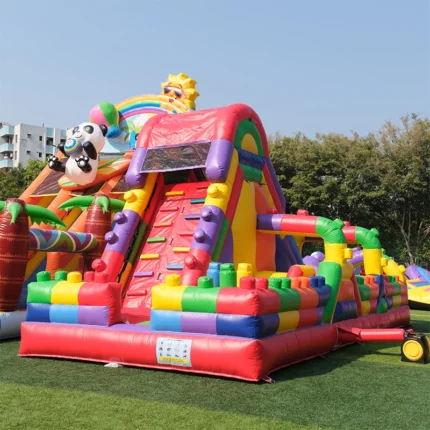 Inflatable Bounce House with Slide