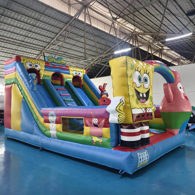 Inflatable Bounce with Double Slide