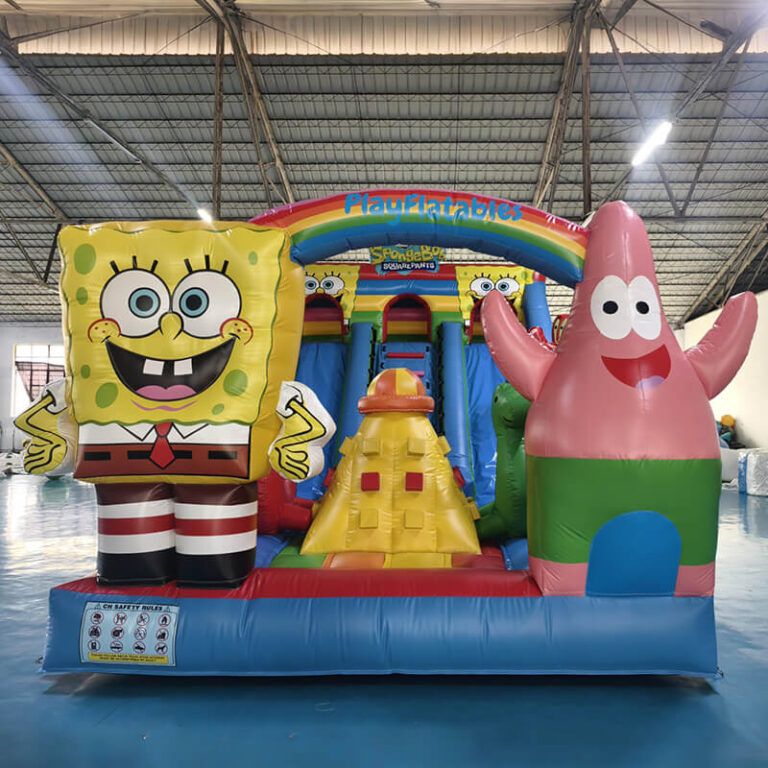 Inflatable Bounce with Double Slide