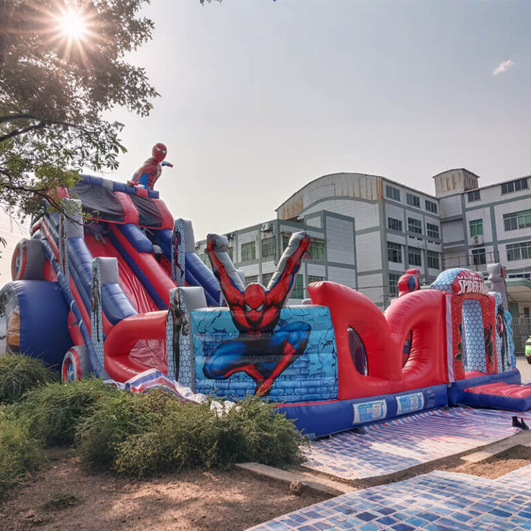 Spider-Man Inflatable Trampoline Park