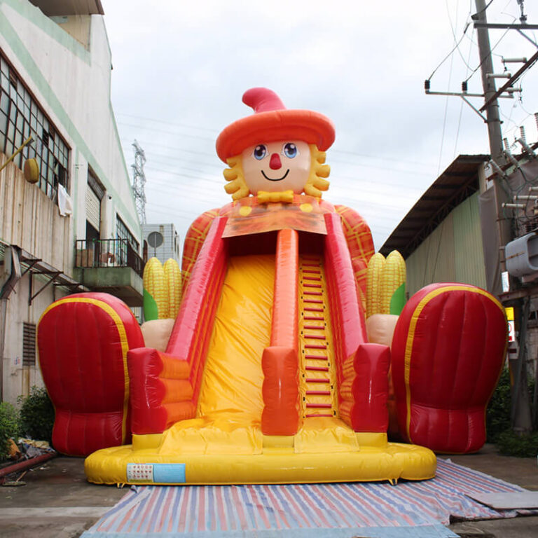 giant inflatable water slide with pool