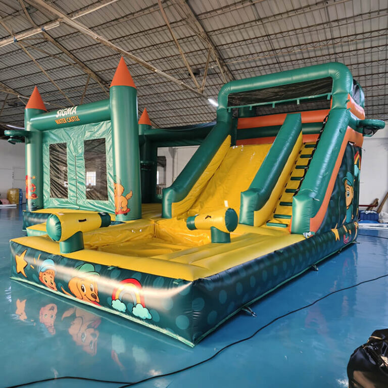 Inflatable Trampoline Castle with Pool
