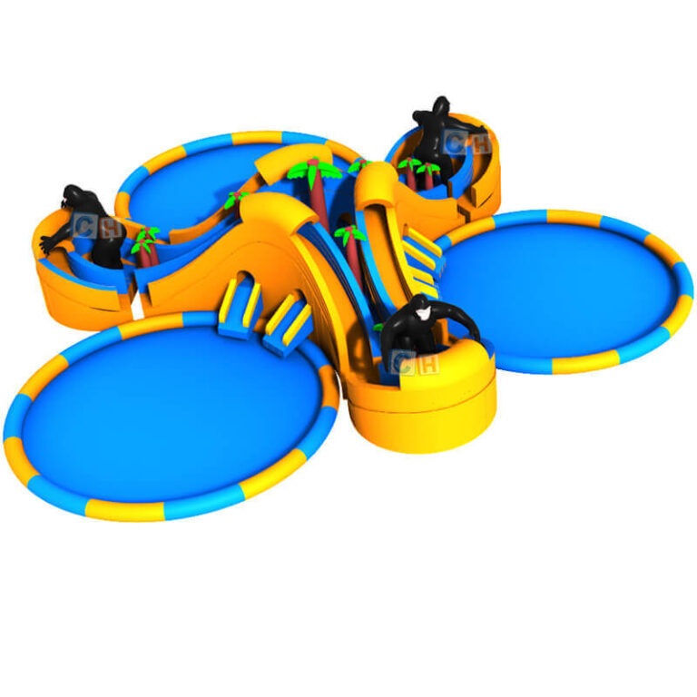 Mobile Inflatable Water Theme Park