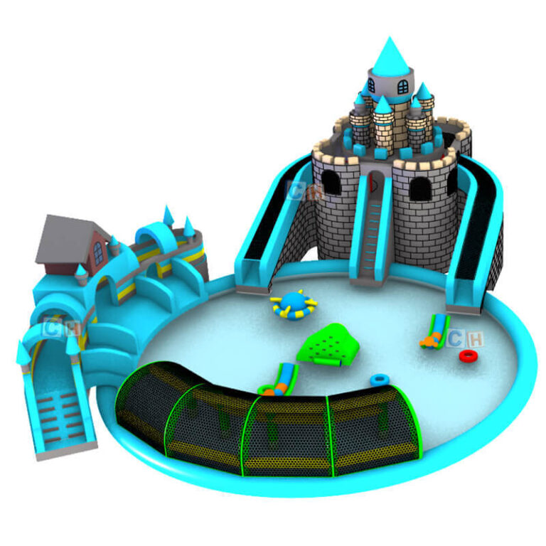 Mobile Inflatable Water Theme Park