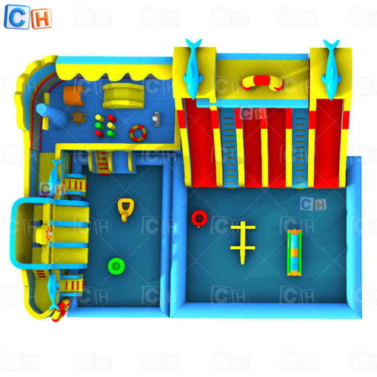 Inflatable Water Park Slide