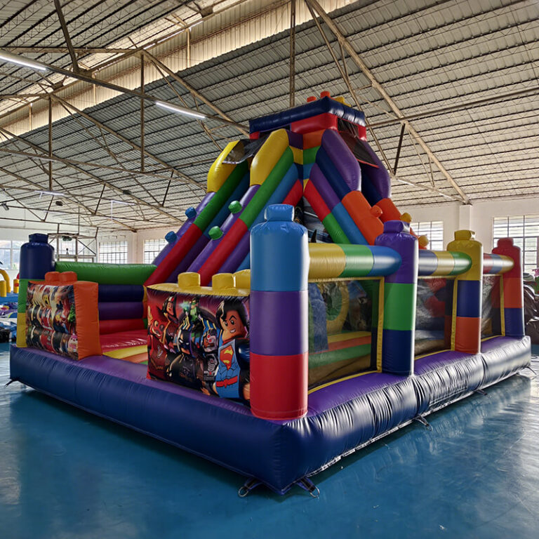 Inflatable Bounce with Double Slides