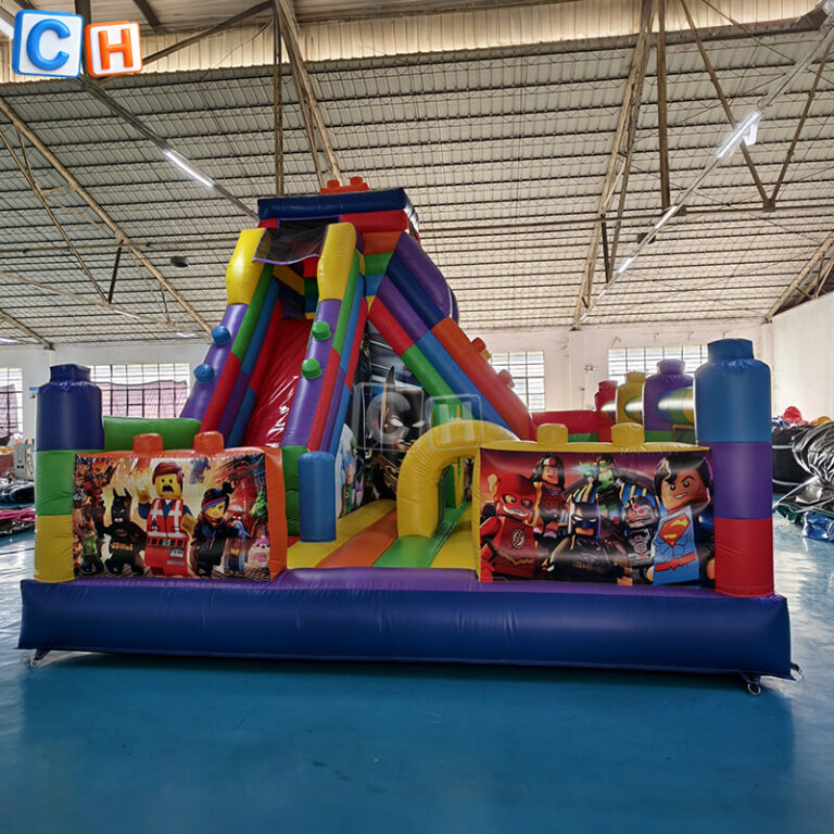 Inflatable Bounce with Double Slides