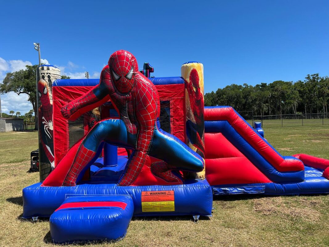 inflatable bouncy castle with slide