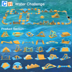 inflatable floating water park