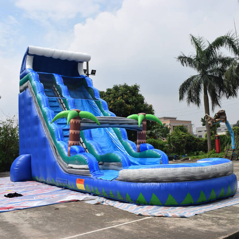 big inflatable water slides