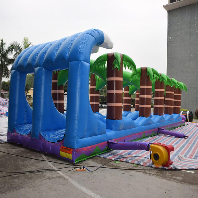 inflatable bounce house water slide