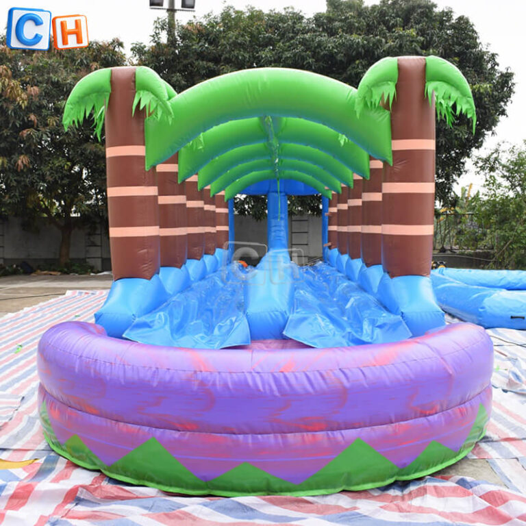 inflatable bounce house water slide
