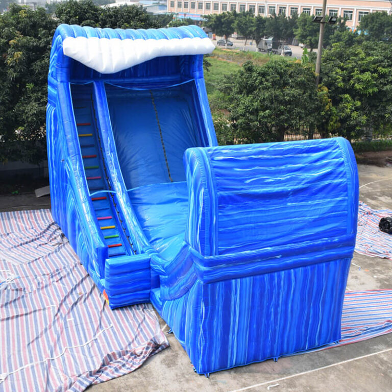 inflatable water pool slide