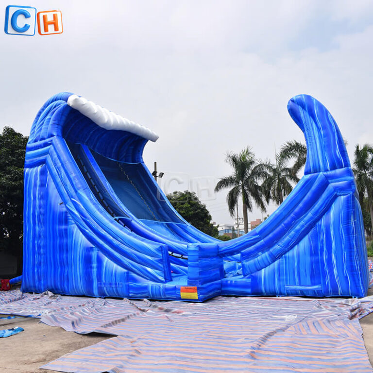 inflatable water pool slide