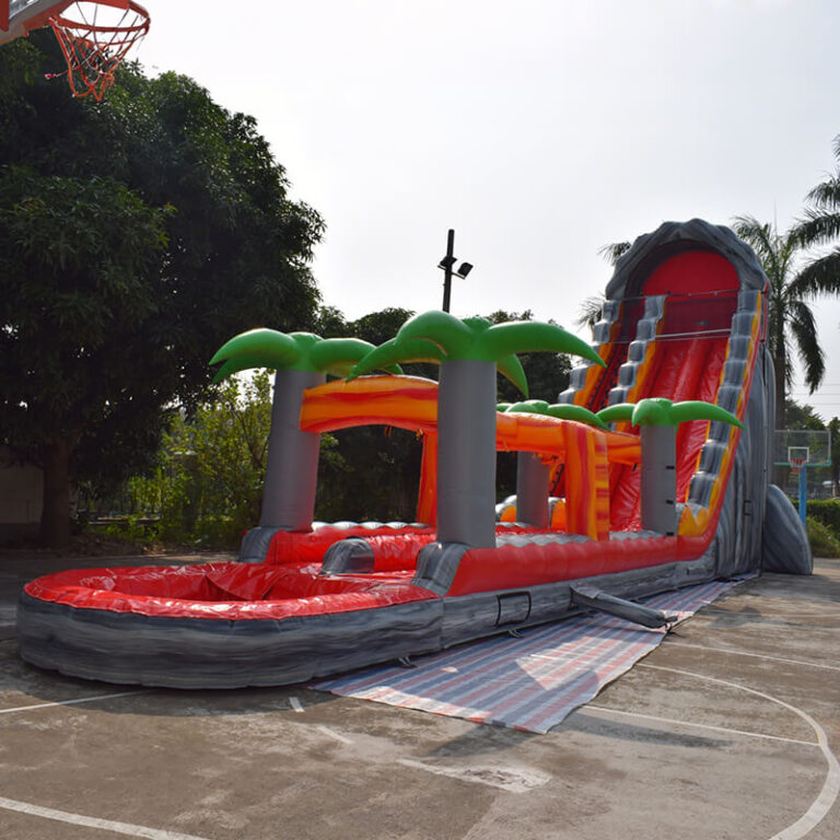 backyard inflatable water slides