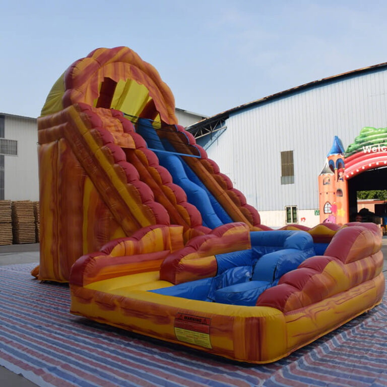 giant inflatable pool with slide