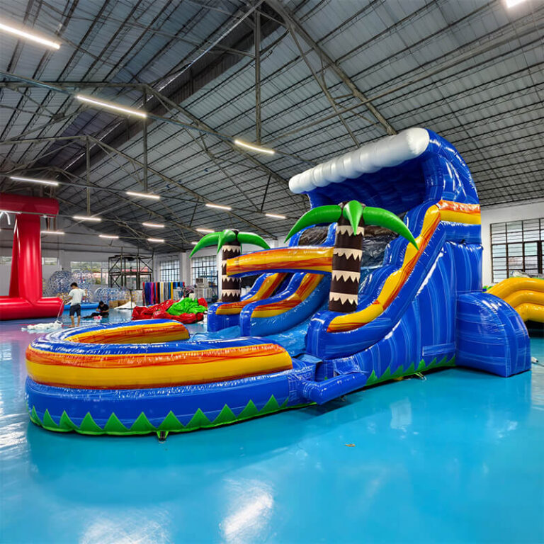 pool water slides inflatable