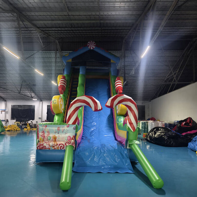 inflatable dry slide