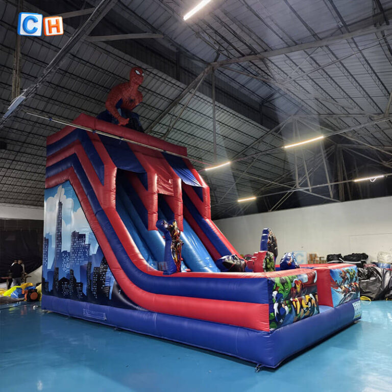 inflatable bouncy castle slide