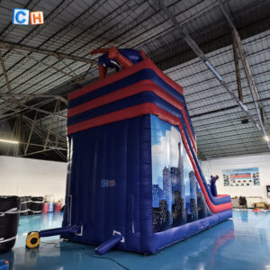 inflatable bouncy castle slide