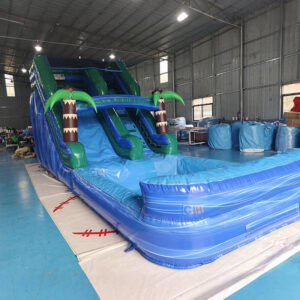 large inflatable water slide