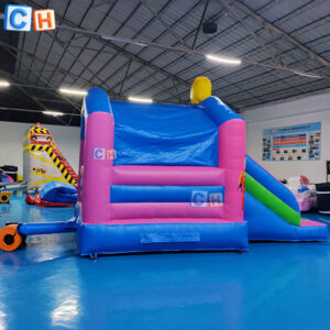inflatable bounce house with slide