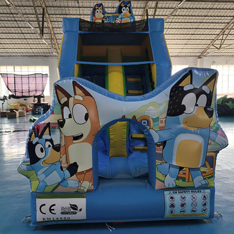 large inflatable slide